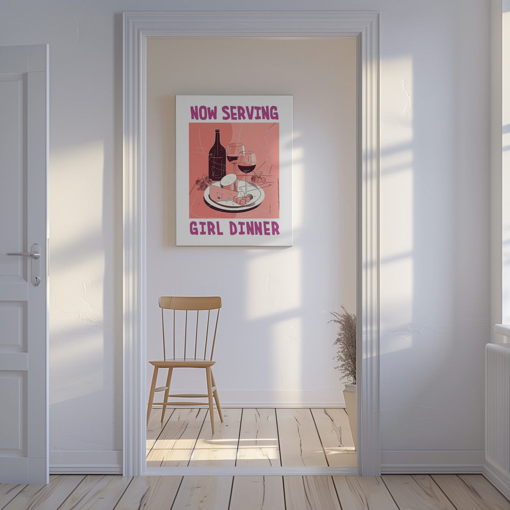 Girl Dinner No 1 | Canvas