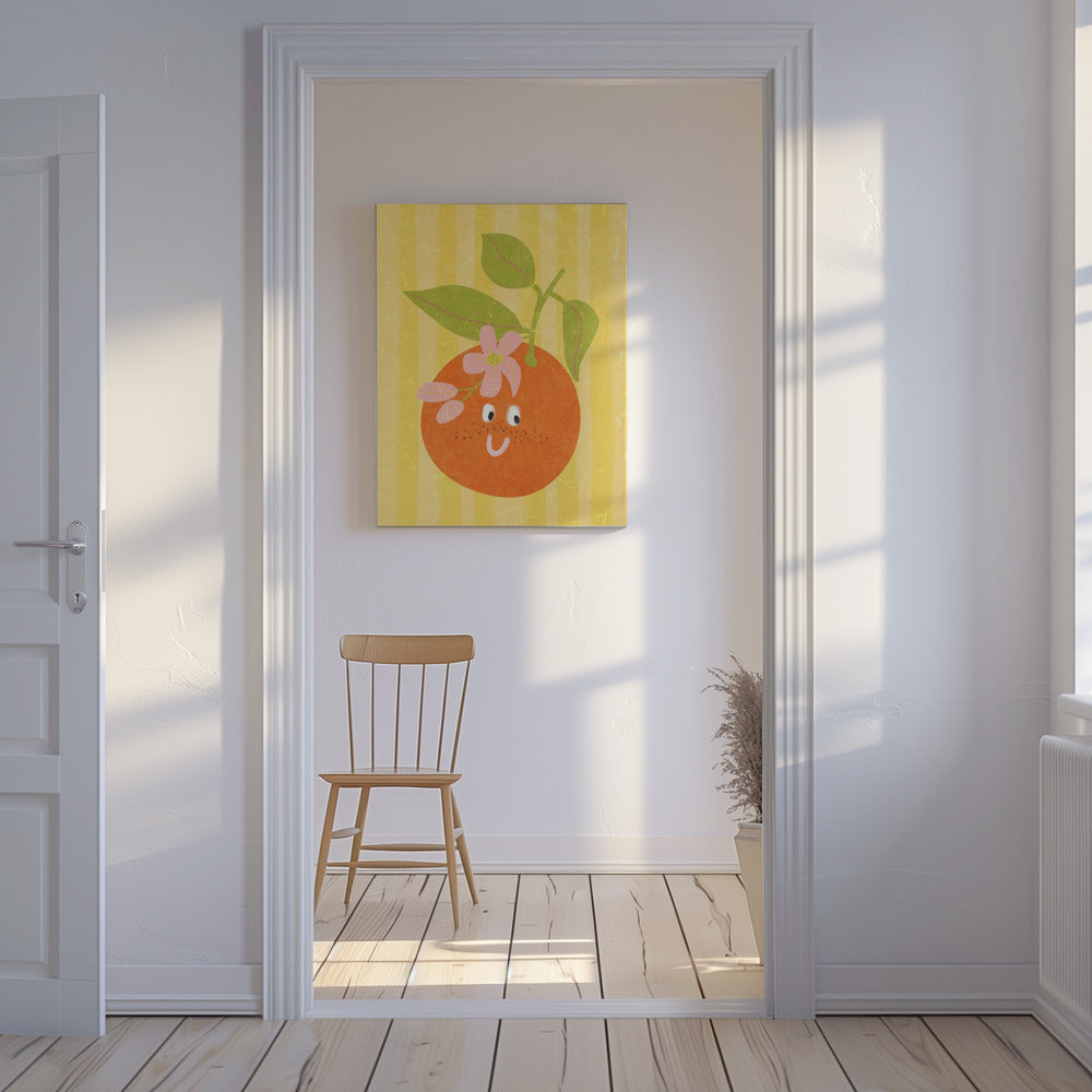 Hallo Orange | Leinwand