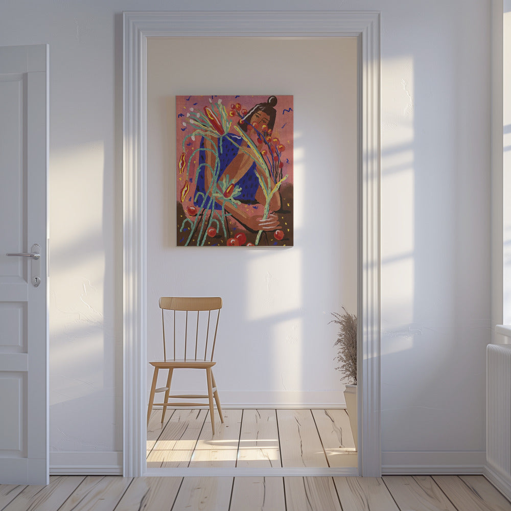 Pick a flower | Canvas