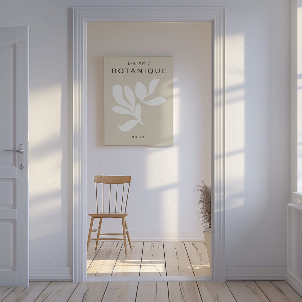 Elegante Blätter | Leinwand