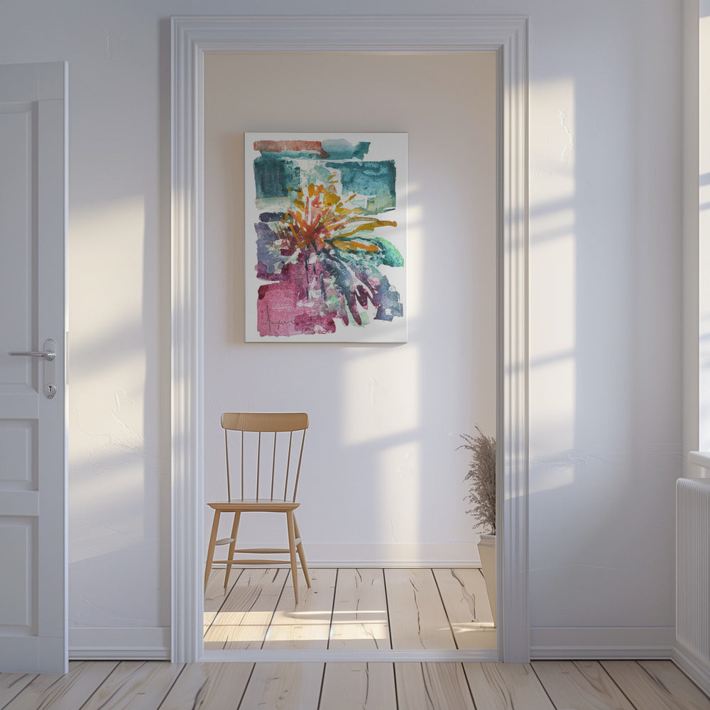 Orchideen-Passion-Aquarell | Leinwand
