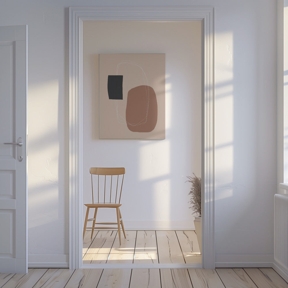 Minimalistische geometrische Formen | Leinwand