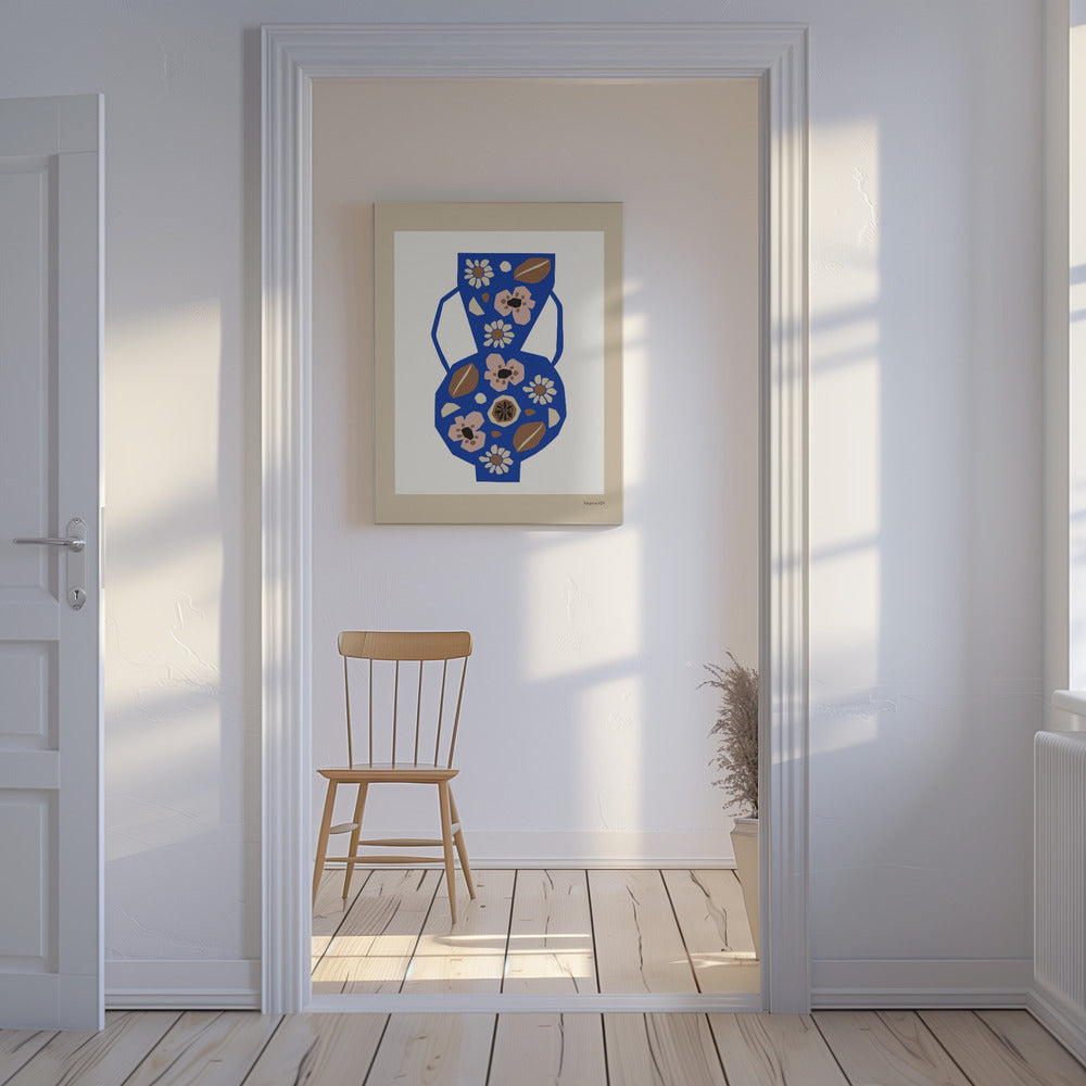 Floral Vase Harmony | Canvas