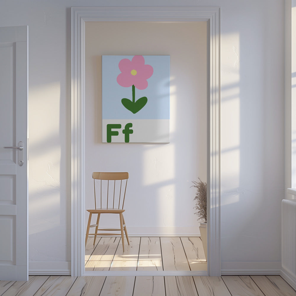Blumenalphabet | Leinwand