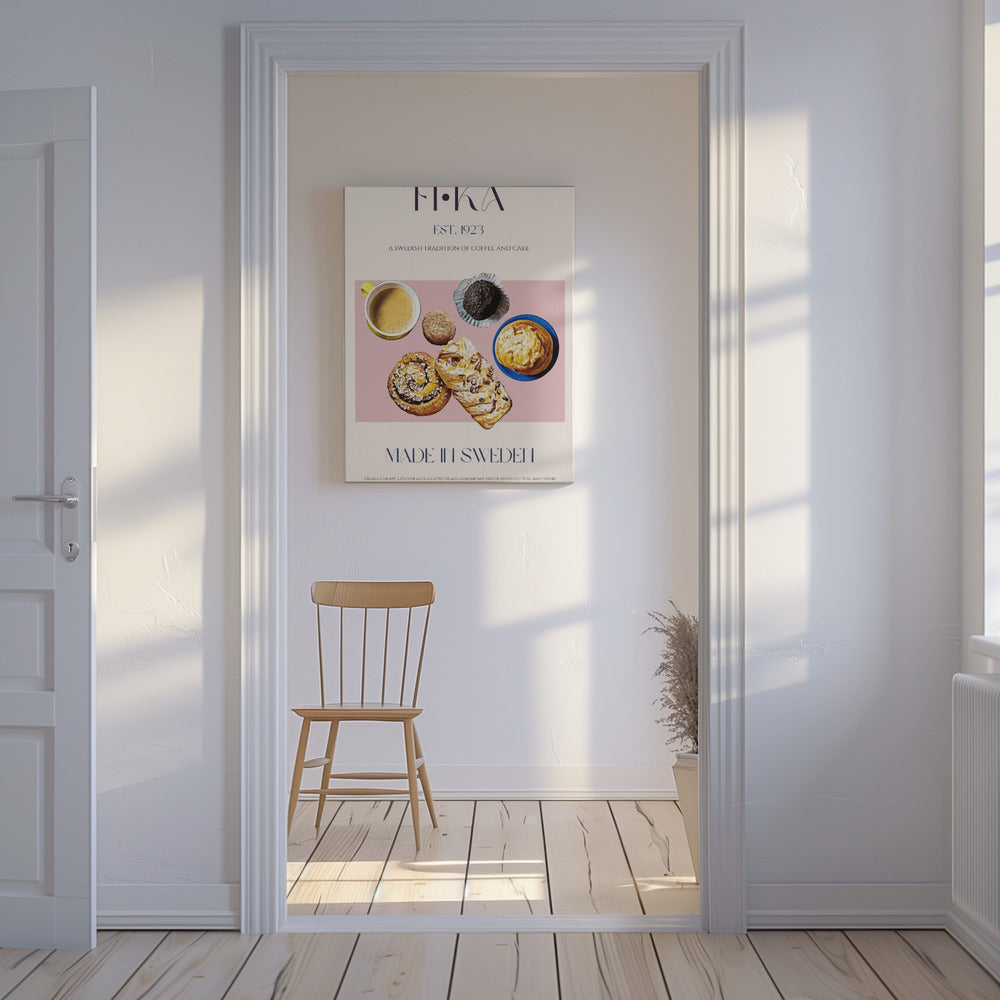 Schwedische Kaffeepause | Leinwand