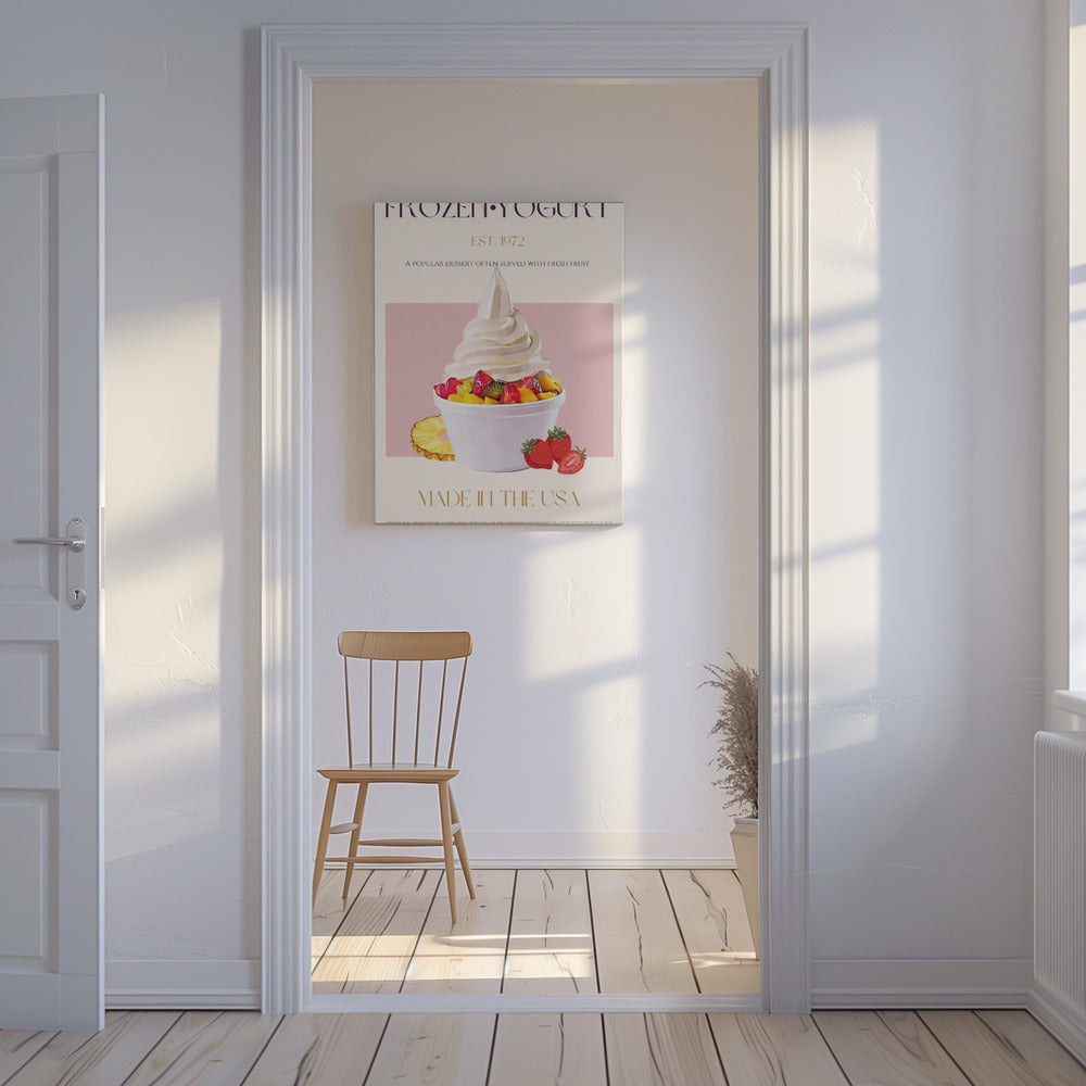 Swirl of Frozen Yogurt | Canvas