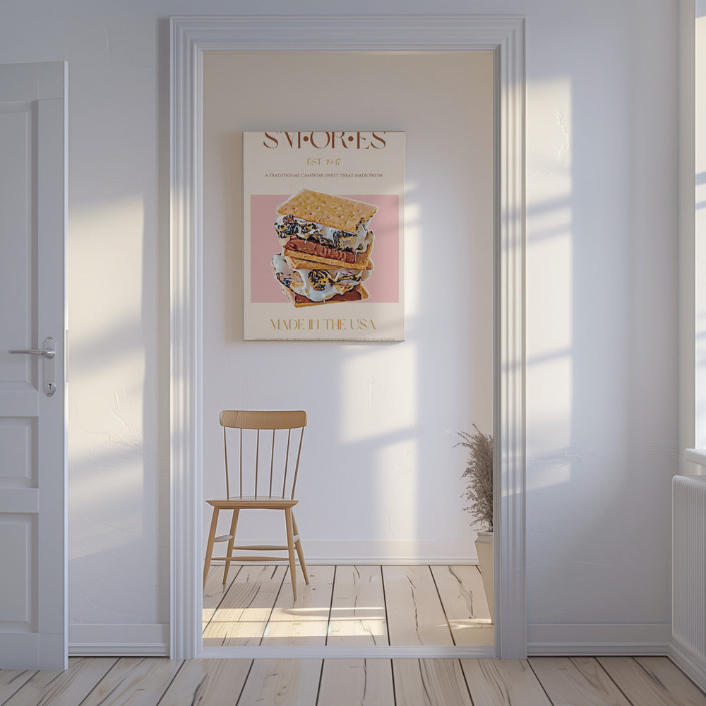 Süßes Lagerfeuervergnügen | Leinwand
