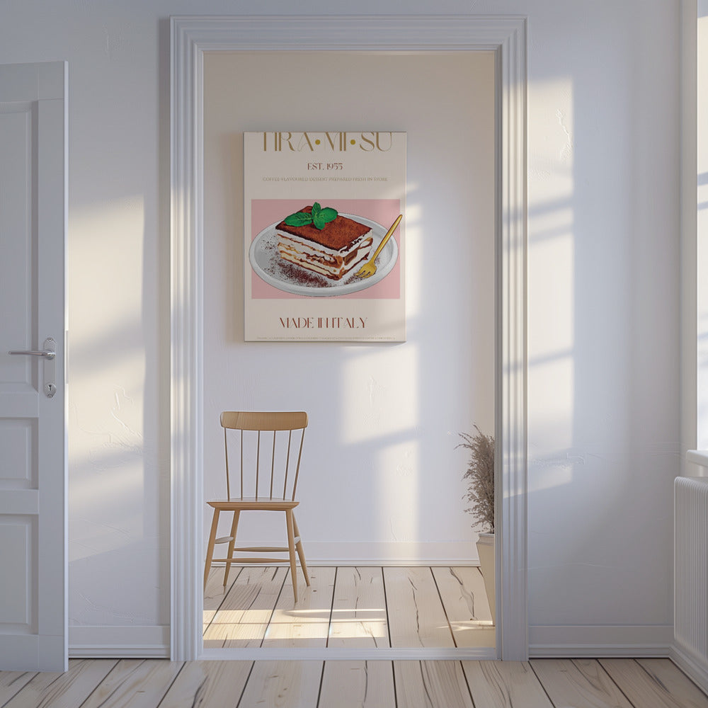 Classic Italian Tiramisu Print | Canvas