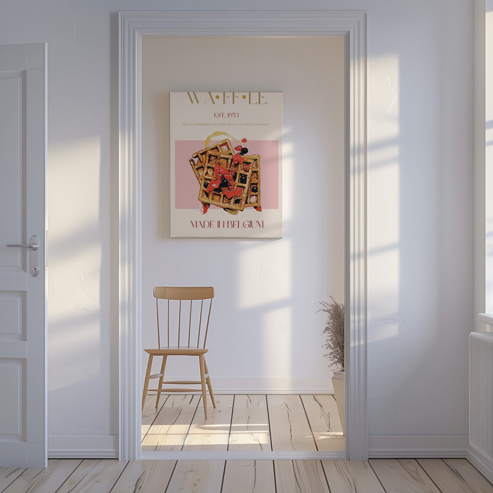 Waffle Print | Canvas
