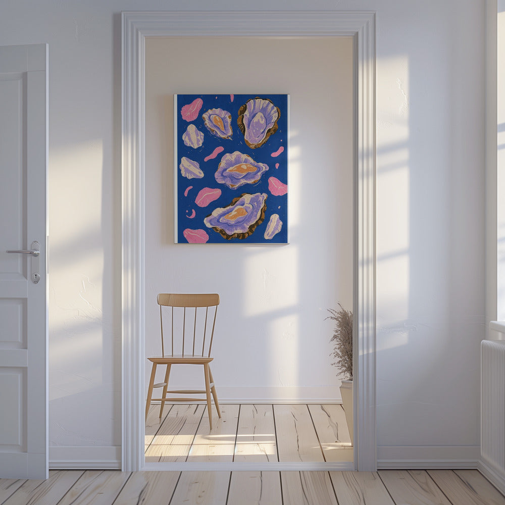 Oysters in Orbit | Canvas