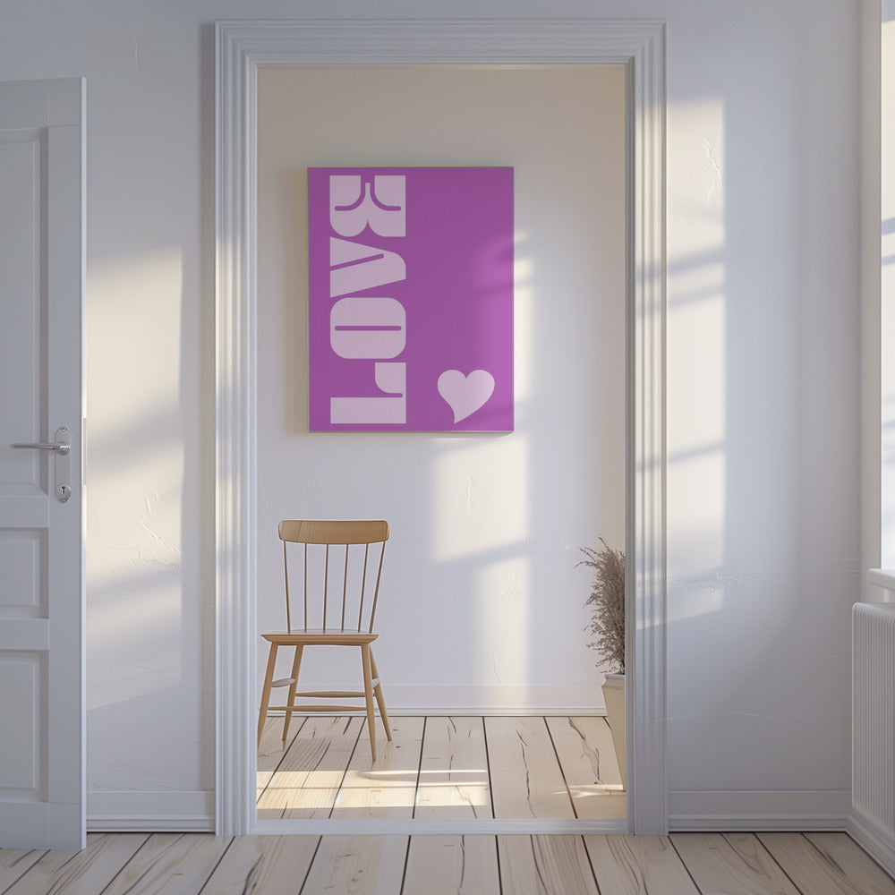 Lila Liebesstimmung | Leinwand