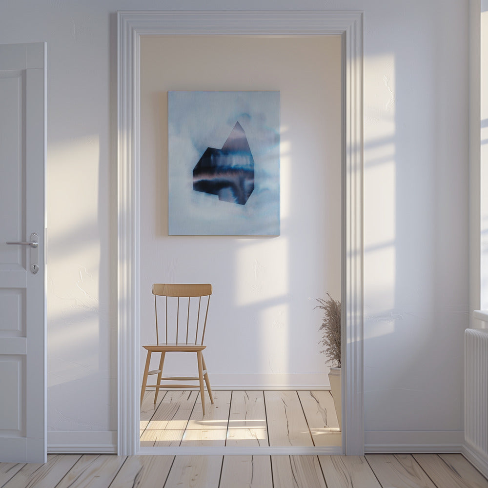 Geometrische Formen mit sanften Farbverläufen | Leinwand