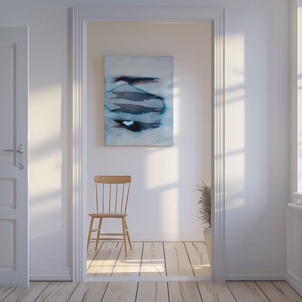 Durchscheinende Ebenen Landschaft | Leinwand