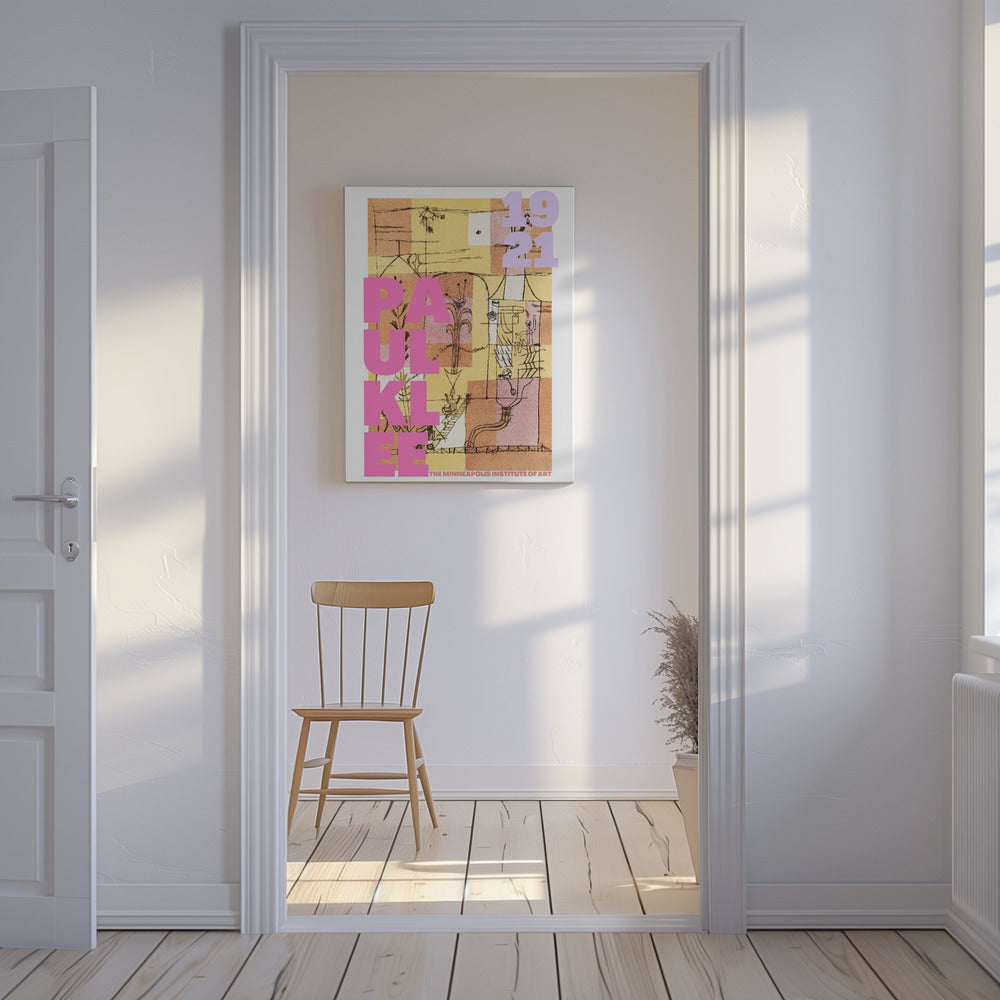 Strichzeichnungen und geometrische Formen | Leinwand