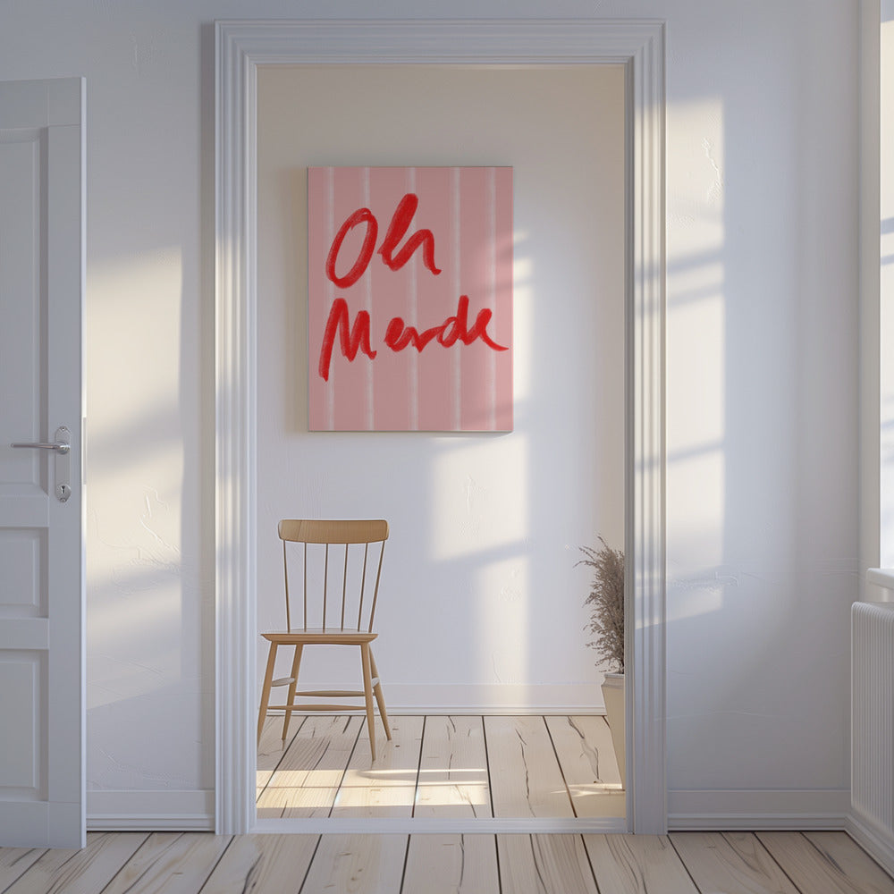 Oh Merde | Leinwand