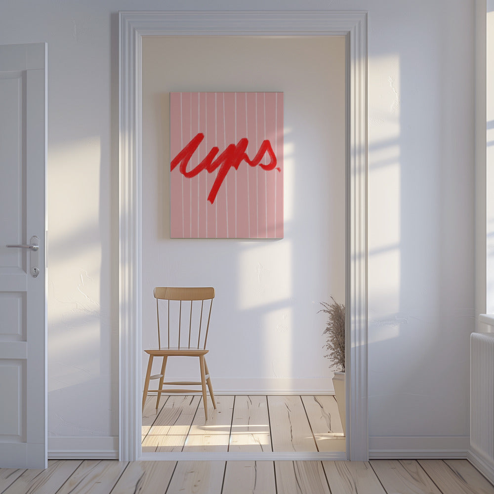 Bold Red Whispers | Canvas