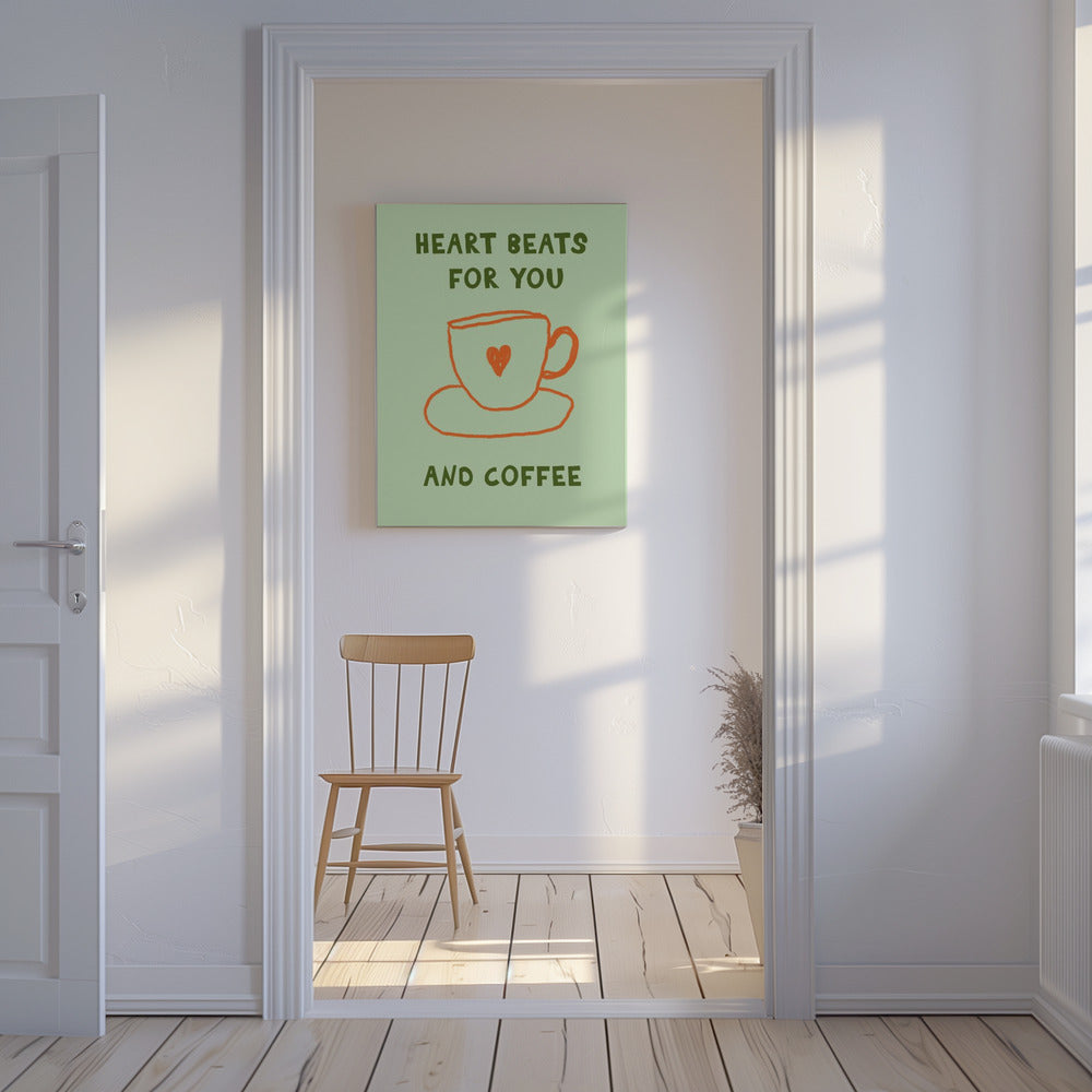 Kaffee-Liebesritual | Leinwand