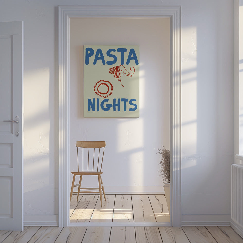 Pastanächte | Leinwand