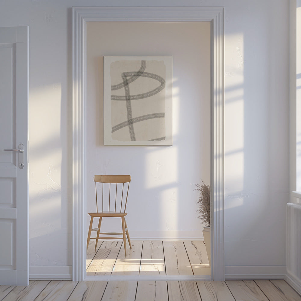 Minimalistische abstrakte Kunst | Leinwand
