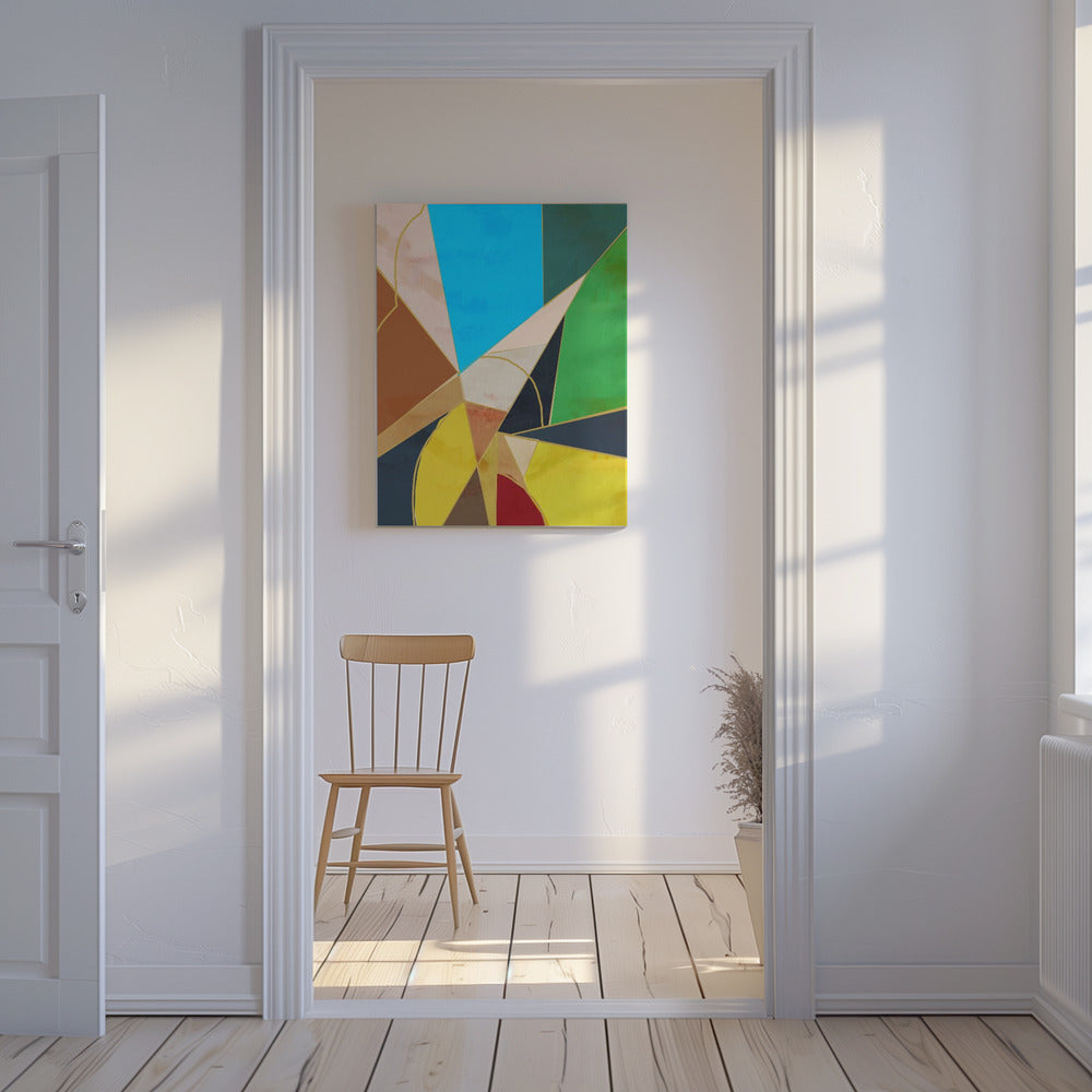 Bunte geometrische Formen | Leinwand