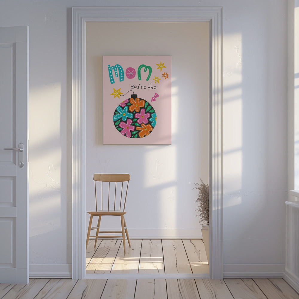 Mamas Blumenfreude | Leinwand