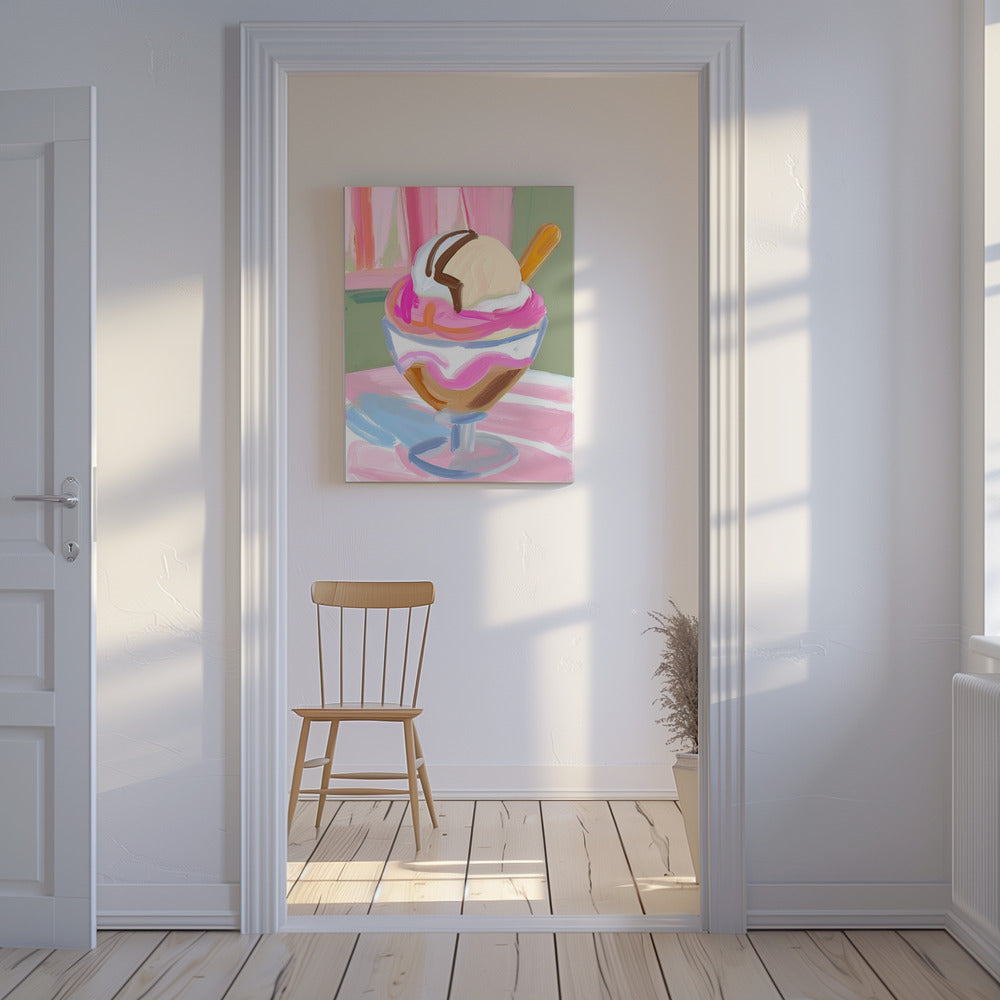 Süßes Sorbet-Vergnügen | Leinwand