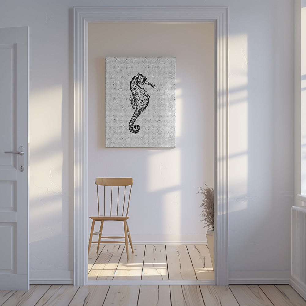 Wunderliches Seepferdchen | Leinwand