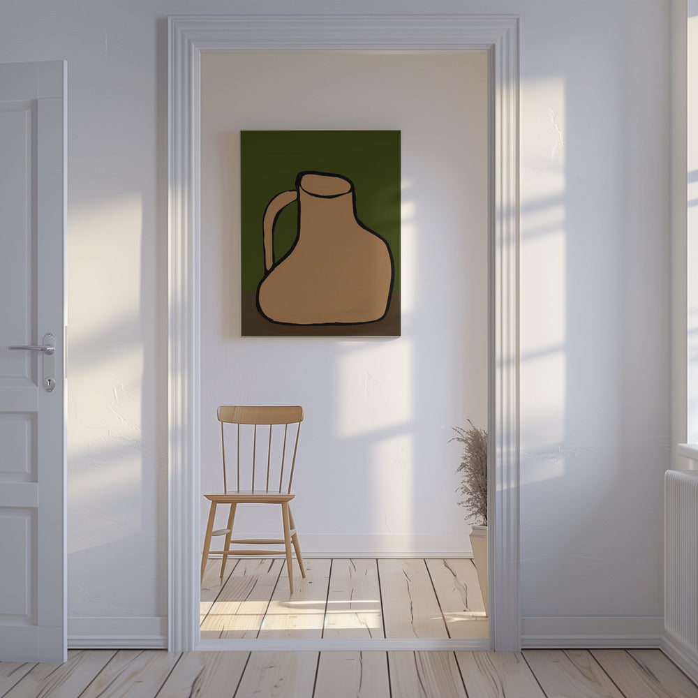 Die schiefe Vase | Leinwand