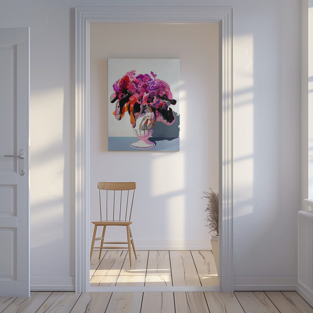 Blumenstrauß in einer Vase | Leinwand