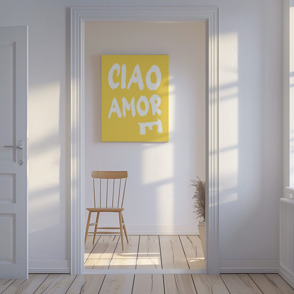 Moderne Typografie und lebendige Farben | Leinwand