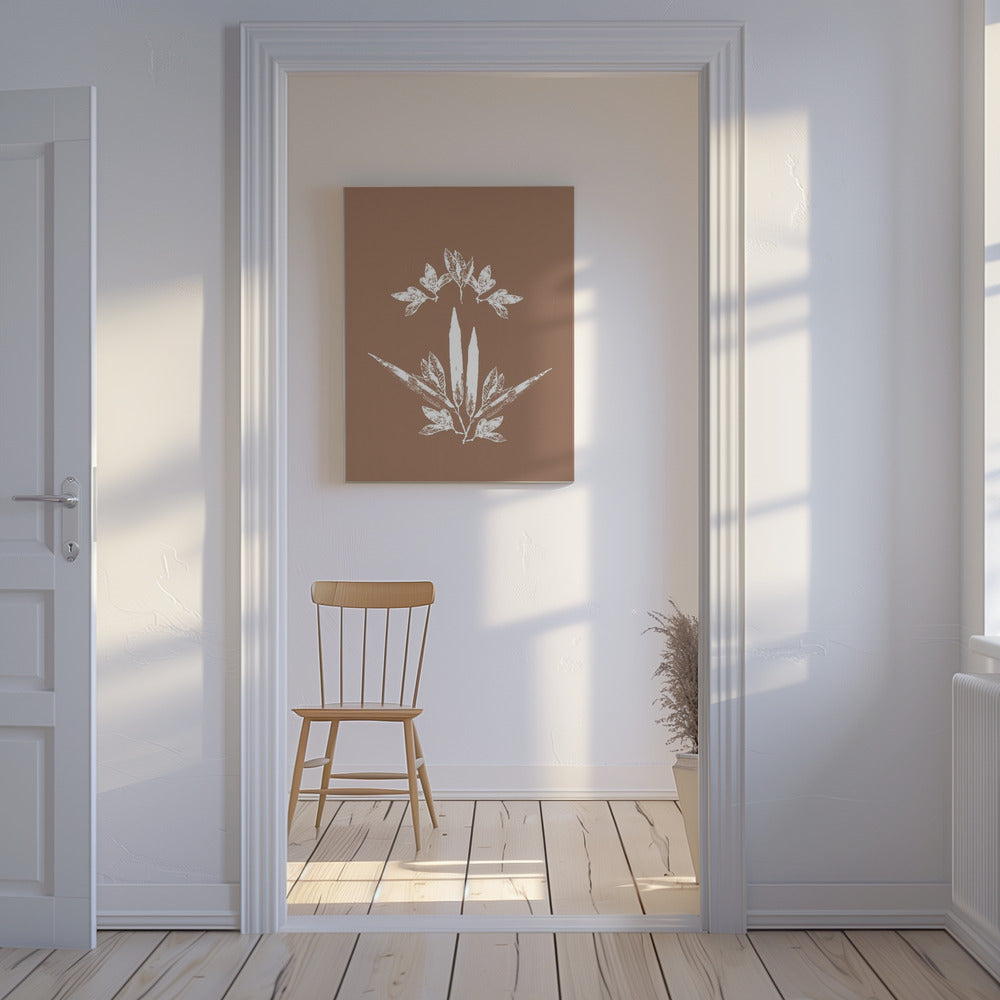 Blattemblem-Design | Leinwand