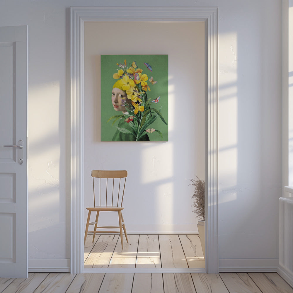 Mädchen mit Perlenohrring, Frühlingsedition II | Leinwand