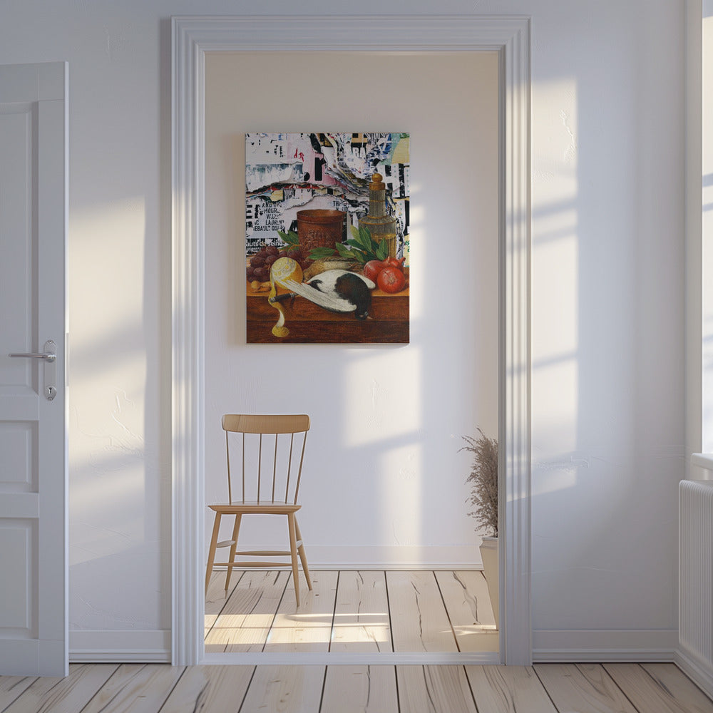 Stillleben Alt und Neu kombiniert | Leinwand