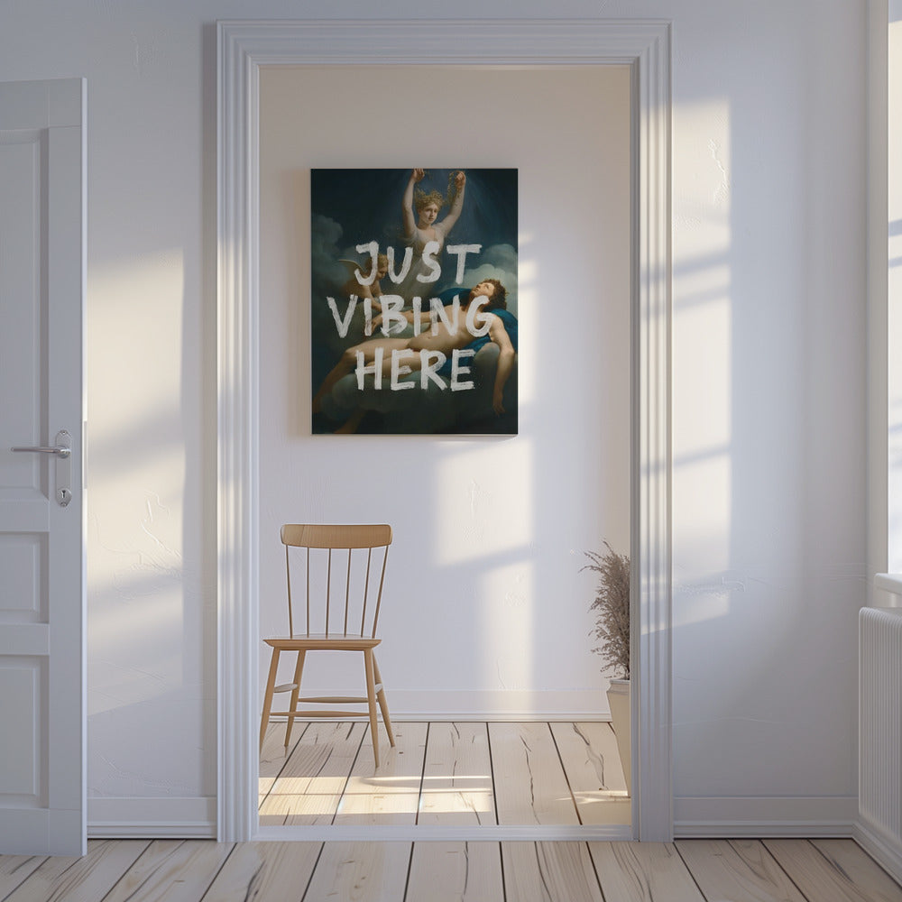 Einfach hier vibrieren | Leinwand