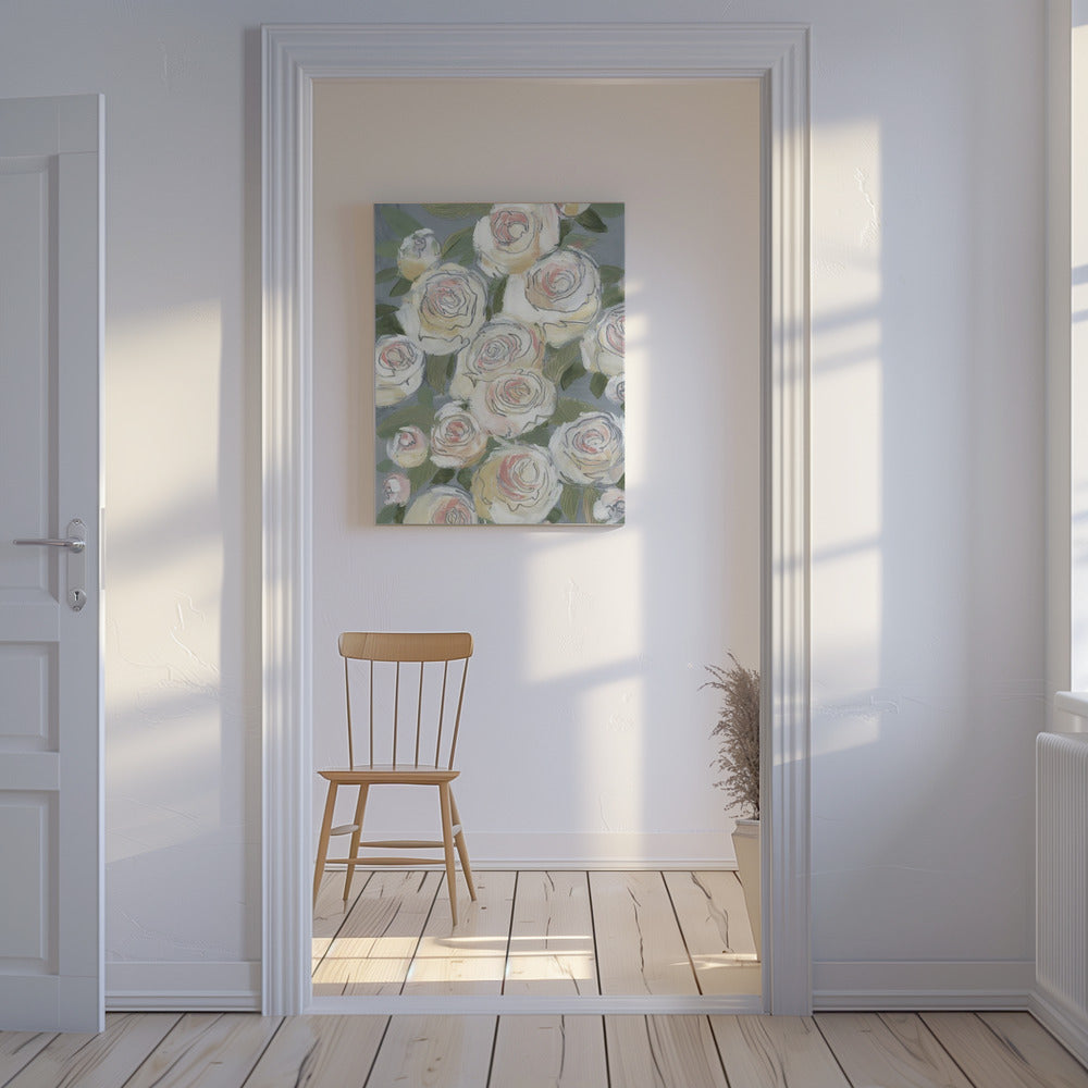 Elegantes Blumendesign | Leinwand