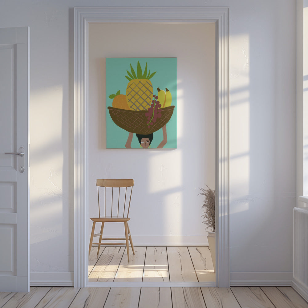 Tropische Früchte | Leinwand