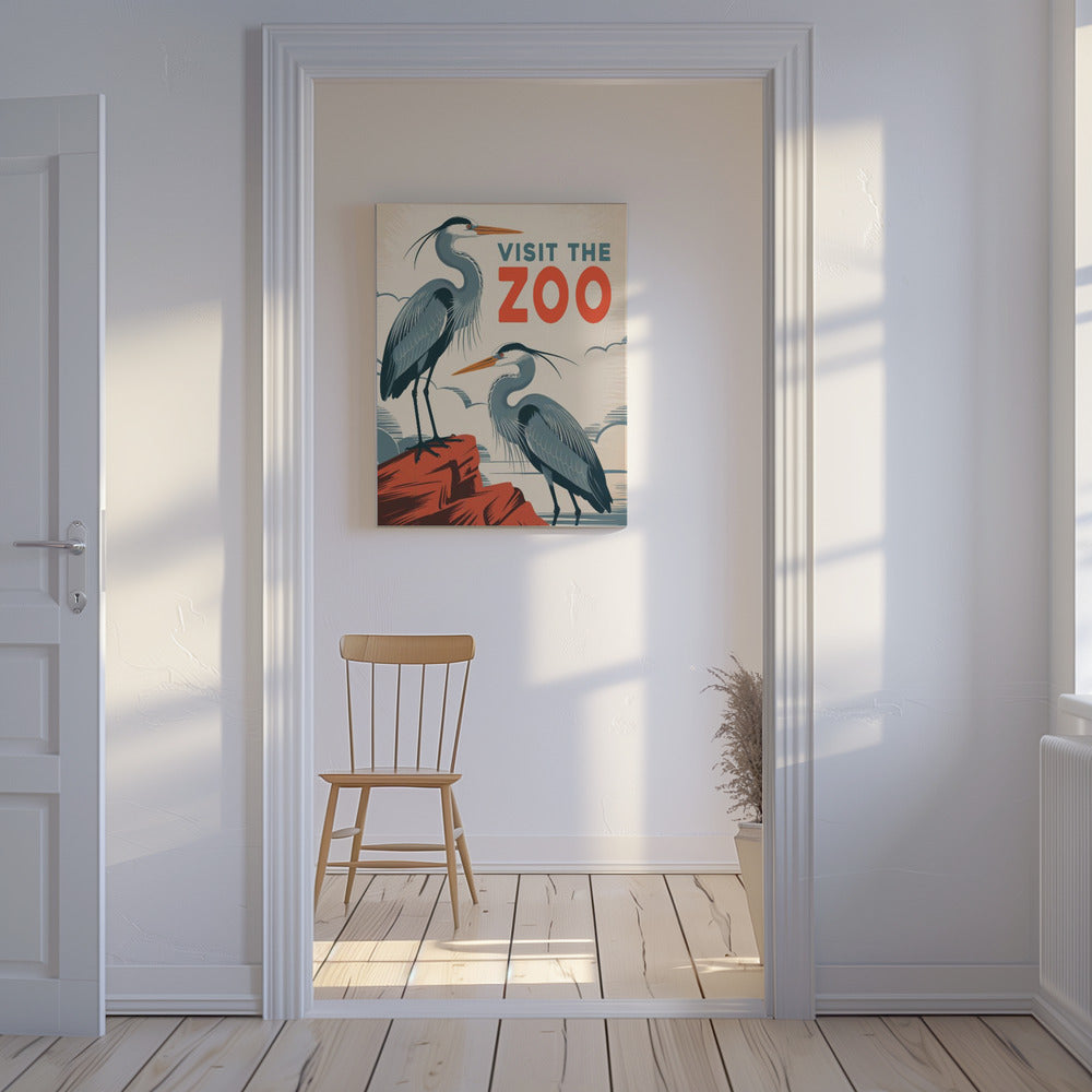 Besuchen Sie den Zoo | Leinwand