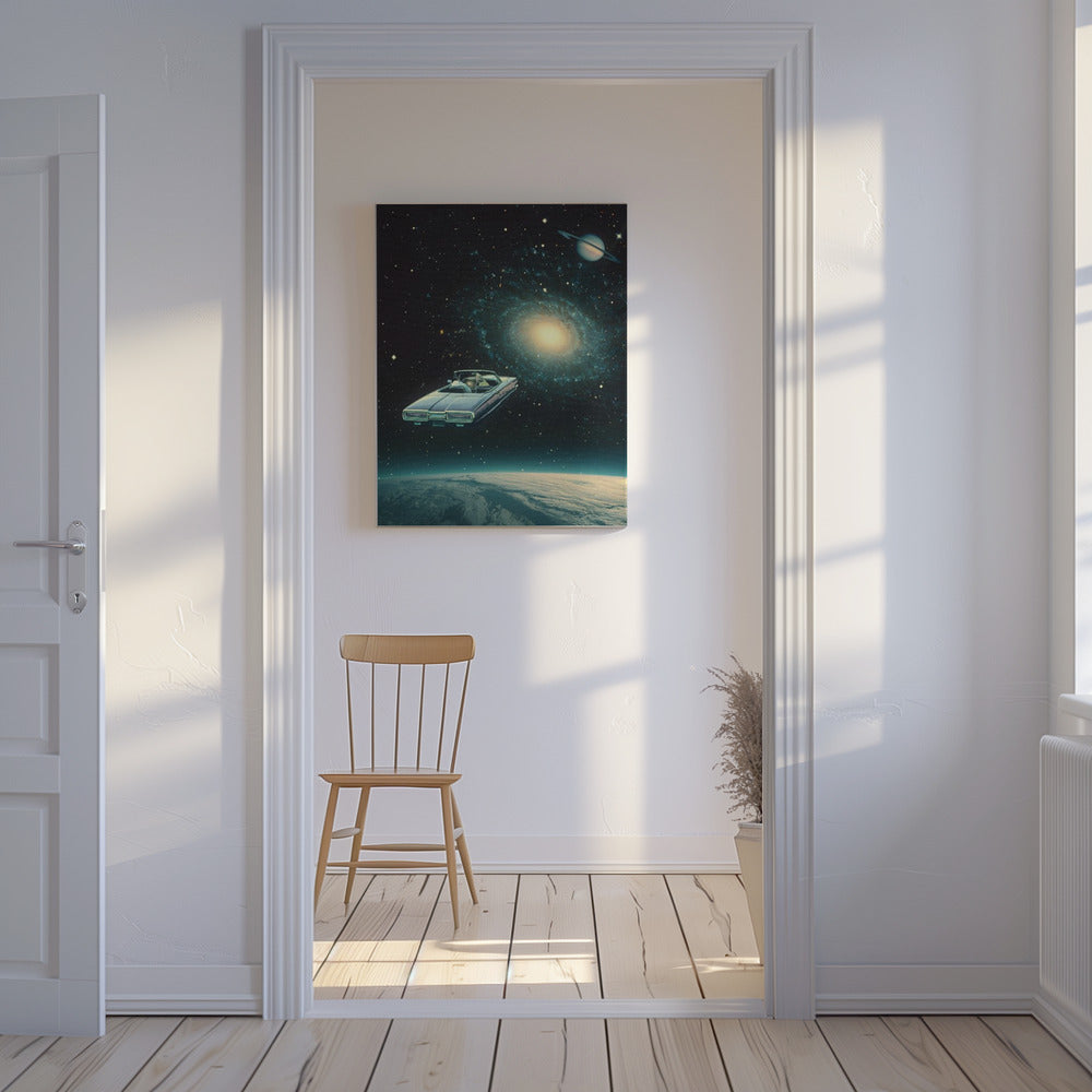 Fahrt durch den Kosmos | Leinwand