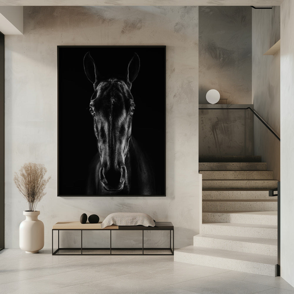 Das Pferd in Noir 15 | Poster