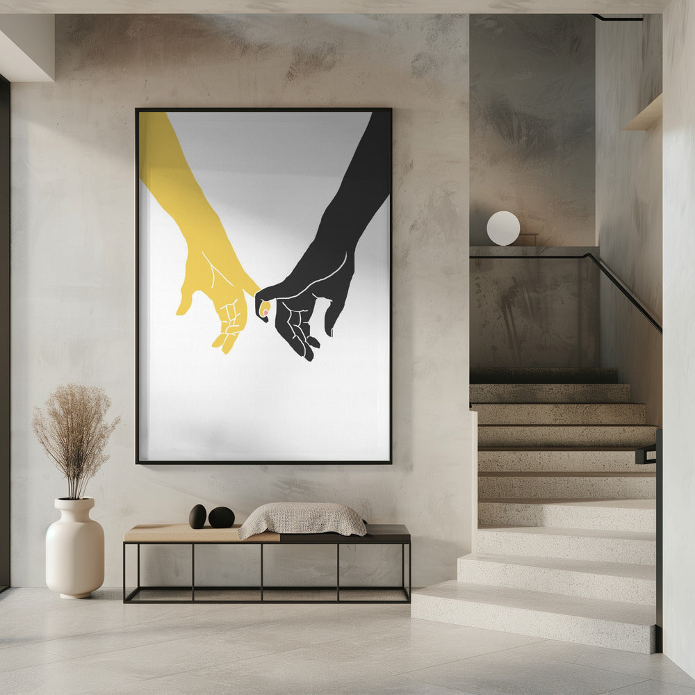 Hände Pinky | Poster