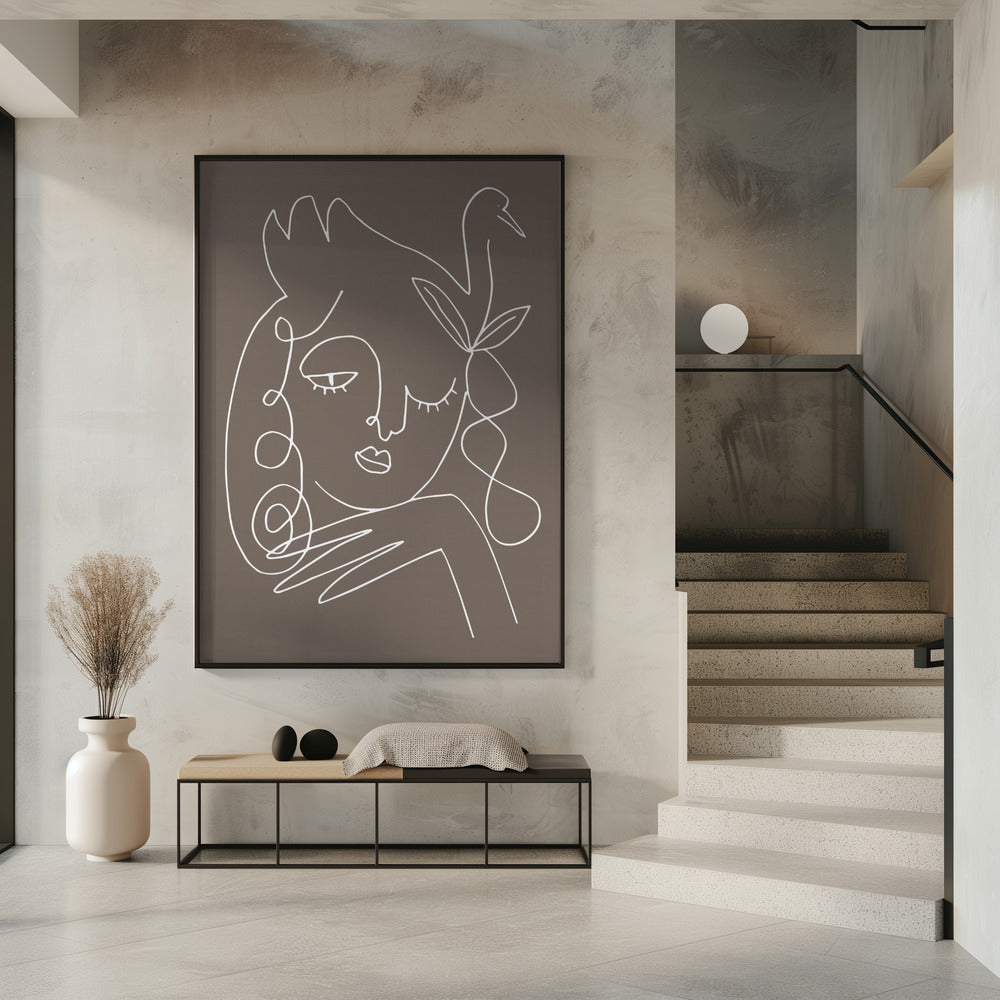 Der Schwan Braun | Poster