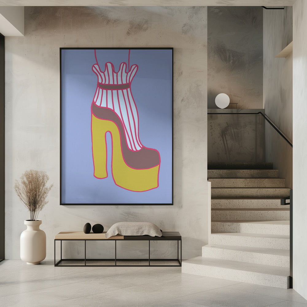 Gelber Absatz 01 | Poster