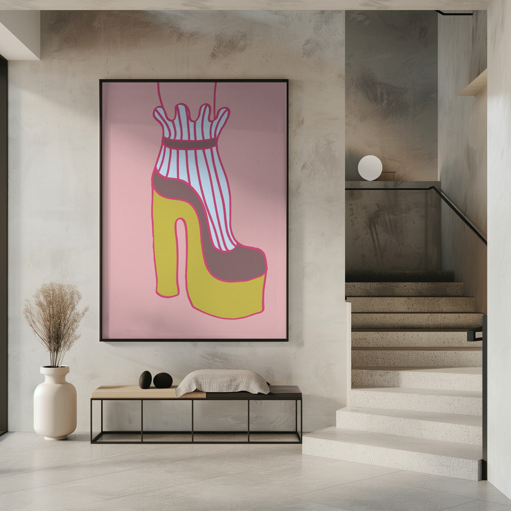 Gelber Absatz 02 | Poster