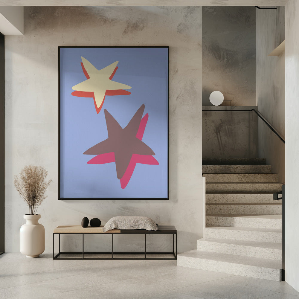 Blauer Stern | Poster