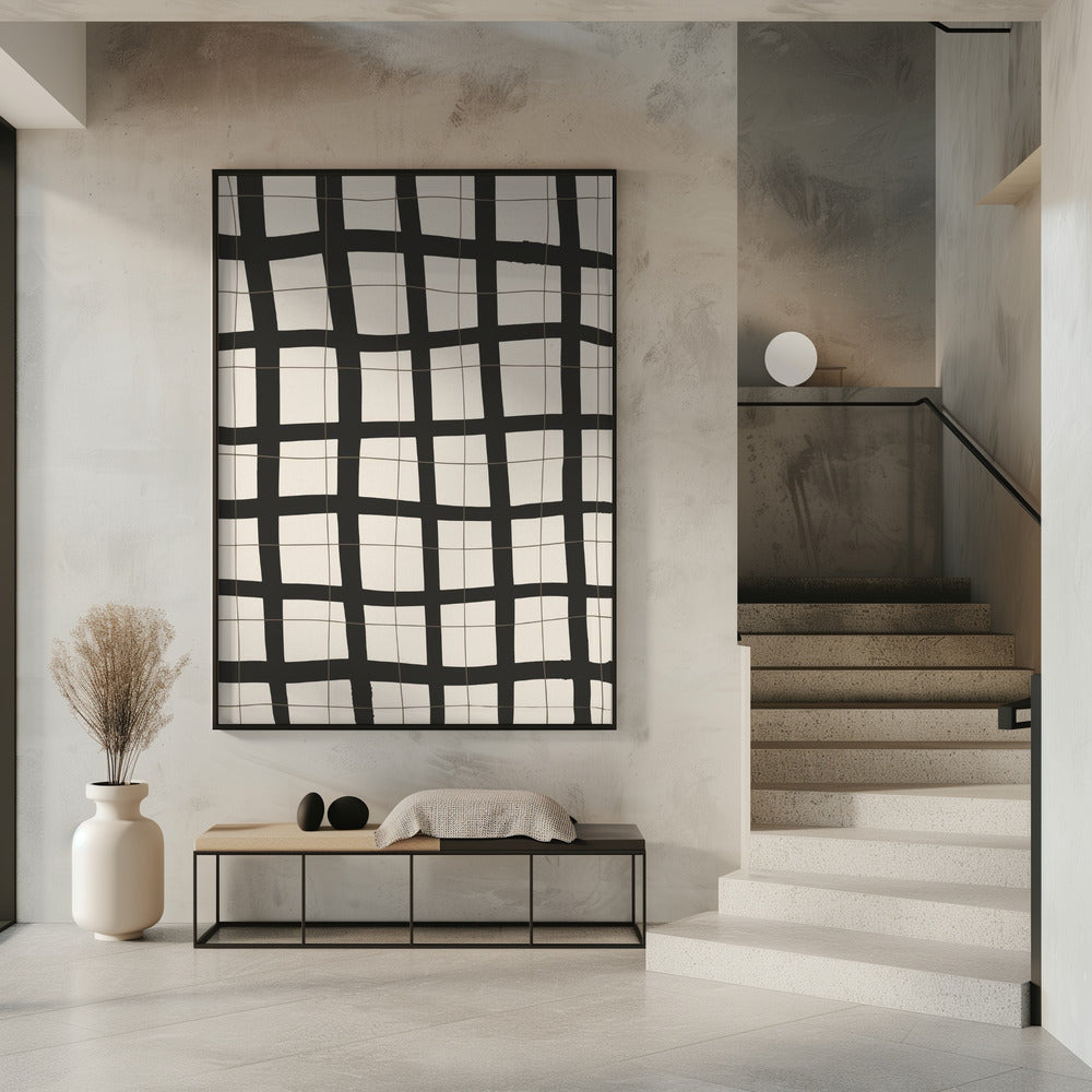 Schwarzes Gitter | Poster