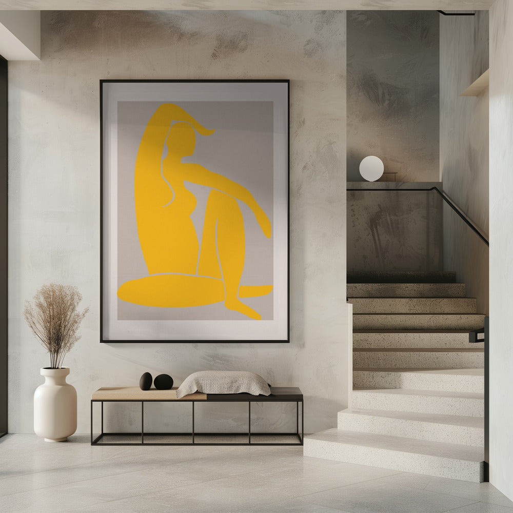 Gelbe Figur | Poster
