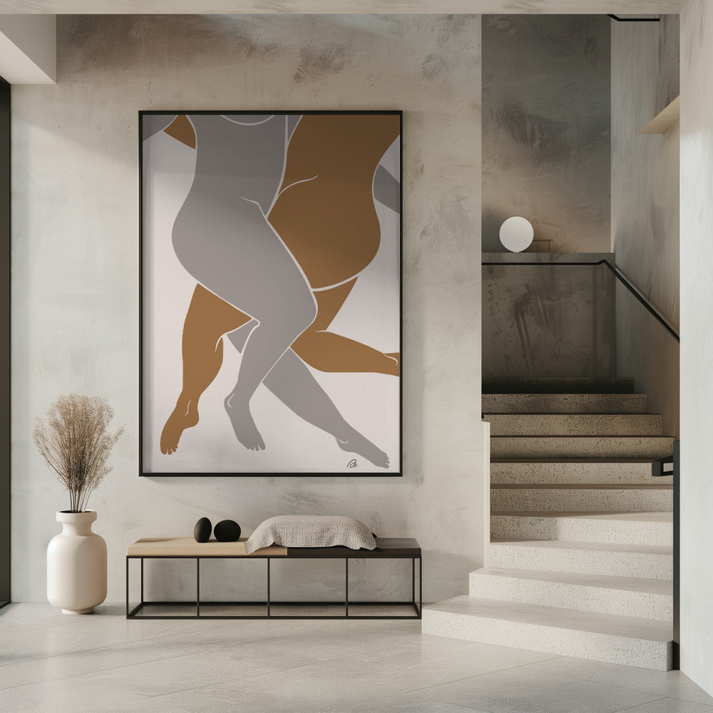 Lovers Beige | Poster