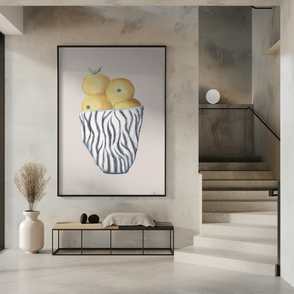 Zebra-Schüssel | Poster