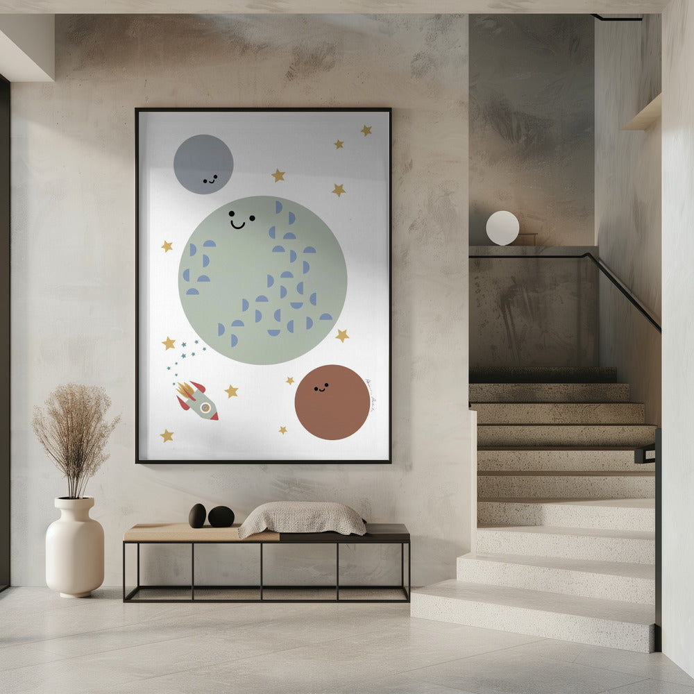 Solar Erde Mond | Poster