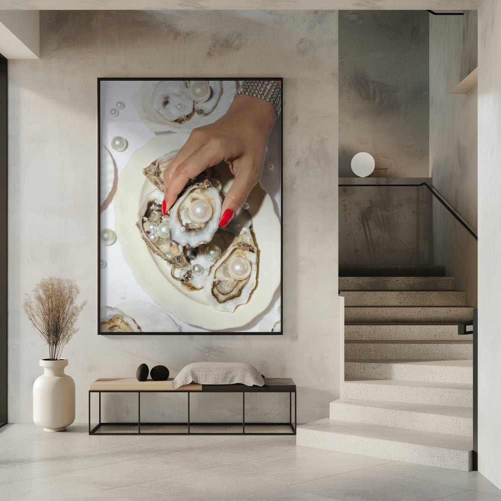Oysters & Pearls No 02 | Poster